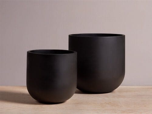 Tau Rotunda Container in Black
